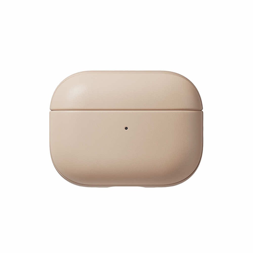 Nomad Modern Leather Case - кожен (естествена кожа) кейс за Apple Airpods Pro 2, AirPods Pro (бежов)