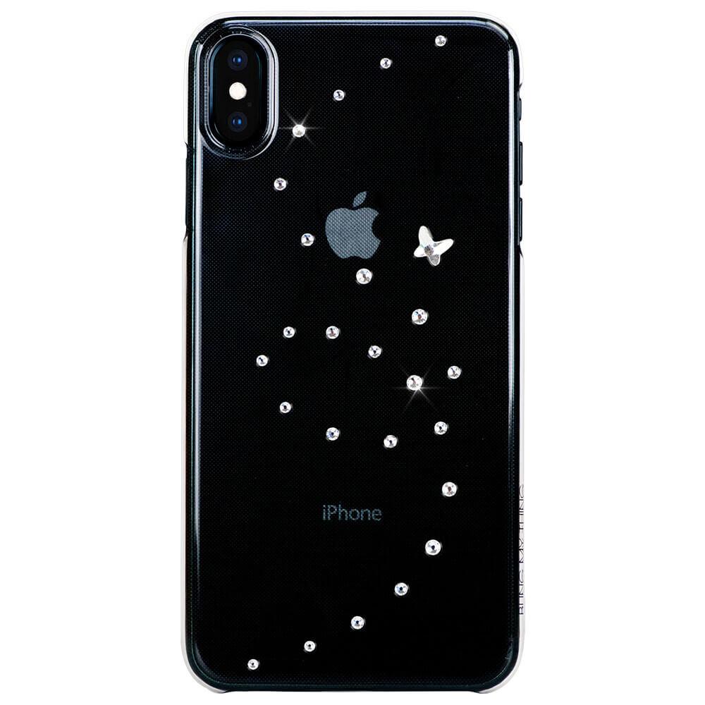Поликарбонатов кейс с кристали Сваровски за iPhone XS Max - Bling My Thing Papillon Crystal Clear Swarovski (прозрачен) | JAR Computers Поликарбонатов кейс с кристали Сваровски за iPhone XS Max - Bling My Thing Papillon Crystal Clear Swarovski (прозрачен)