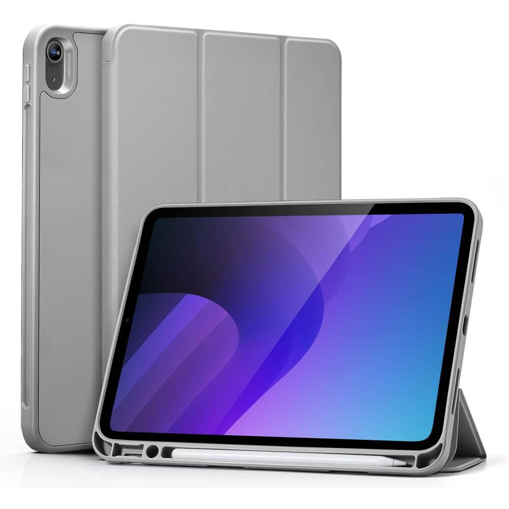 Полиуретанов калъф с поставка и отделение за Apple Pencil за iPad 10 (2022), iPad 11 (2025) - ESR Rebound Pencil Case (сив) | JAR Computers Полиуретанов калъф с поставка и отделение за Apple Pencil за iPad 10 (2022), iPad 11 (2025) - ESR Rebound Pencil Case (сив)