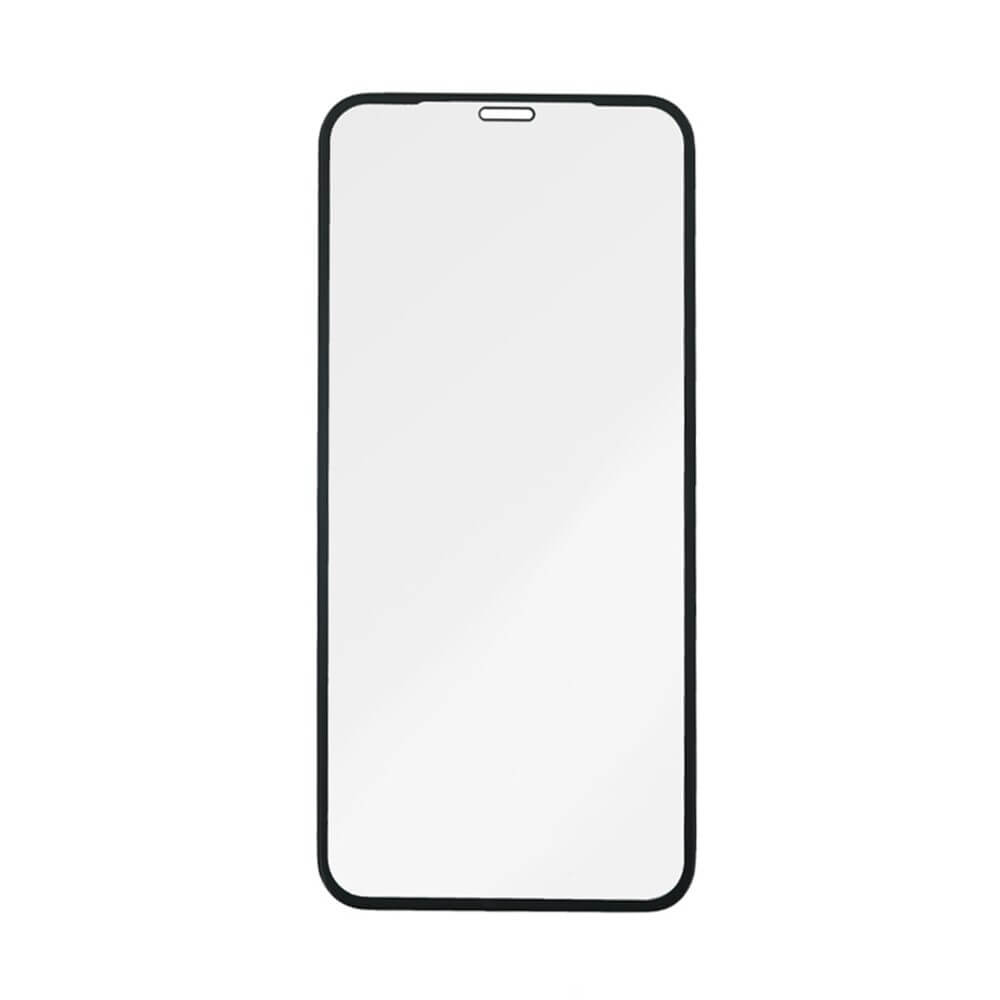 Prio 3D Glass Full Screen Curved Tempered Glass - калено стъклено защитно покритие за дисплея на iPhone 11, iPhone XR (черен-прозрачен) (bulk)