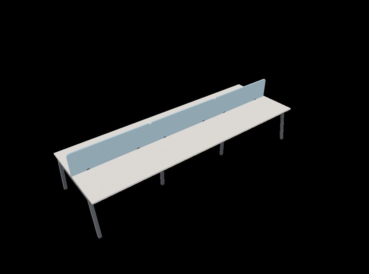 Работна станция с шест места CS5040 Workbench, сив панел, сива рамка,4200x1400x740 мм,ПДЧ 25мм,сива | JAR Computers Работна станция с шест места CS5040 Workbench, сив панел, сива рамка,4200x1400x740 мм,ПДЧ 25мм,сива