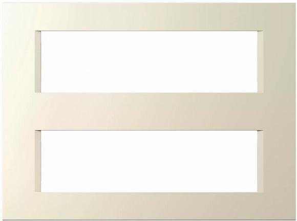 Рамка 7+7 мод. цвят Крем гланц Modul TEM | JAR Computers Рамка 7+7 мод. цвят Крем гланц Modul TEM