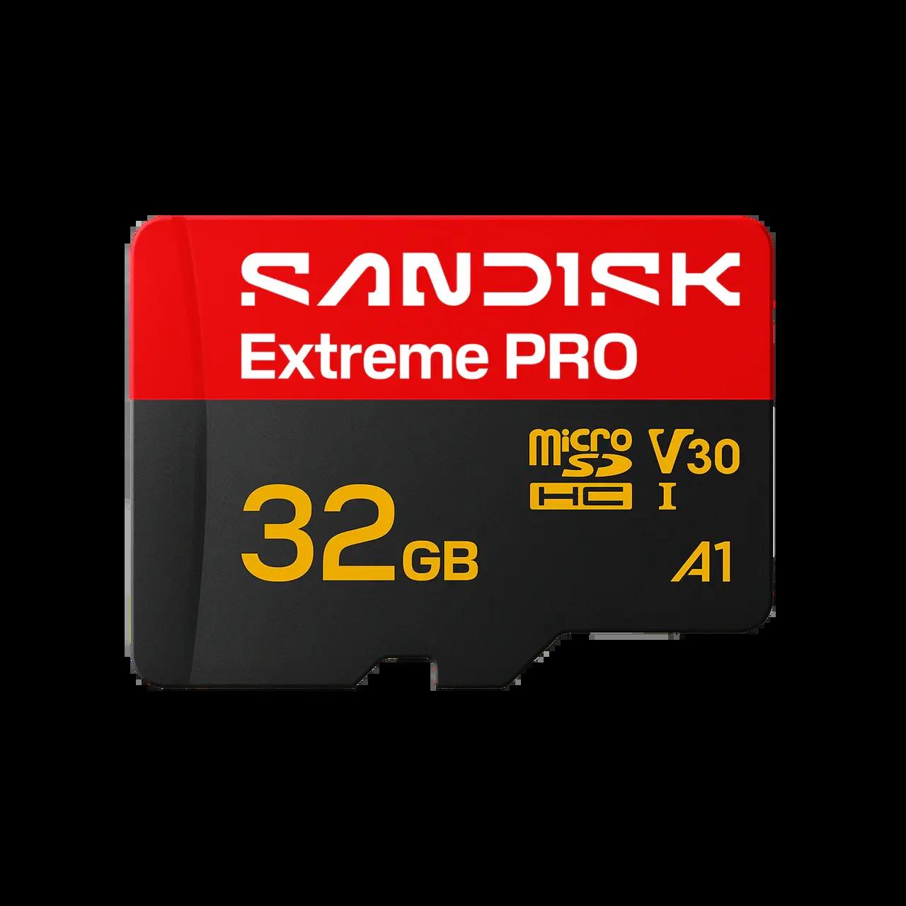 Sandisk карта Extreme PRO microSD&trade; UHS-I Card 32GB,Read up to 100MB/s, Write 90MB/s