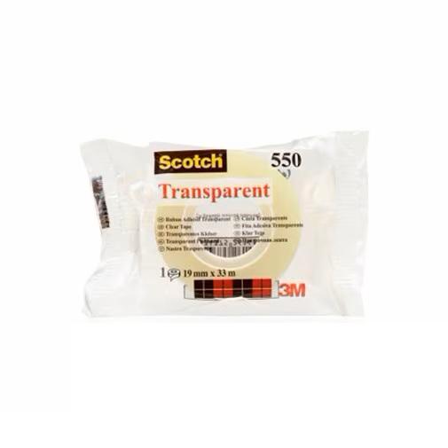 Тиксо Scotch 550 Transparent, 19 мм х 33 м, кристално | JAR Computers Тиксо Scotch 550 Transparent, 19 мм х 33 м, кристално
