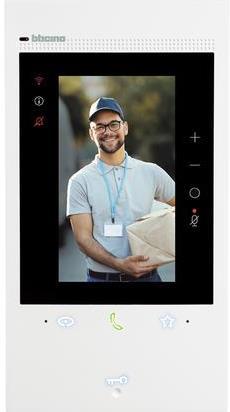 Видео дисплей Classe 300EOS 5" вертикален сензорен с Wi-Fi, Alexa и MyHome Бял Bticino | JAR Computers Видео дисплей Classe 300EOS 5" вертикален сензорен с Wi-Fi, Alexa и MyHome Бял Bticino