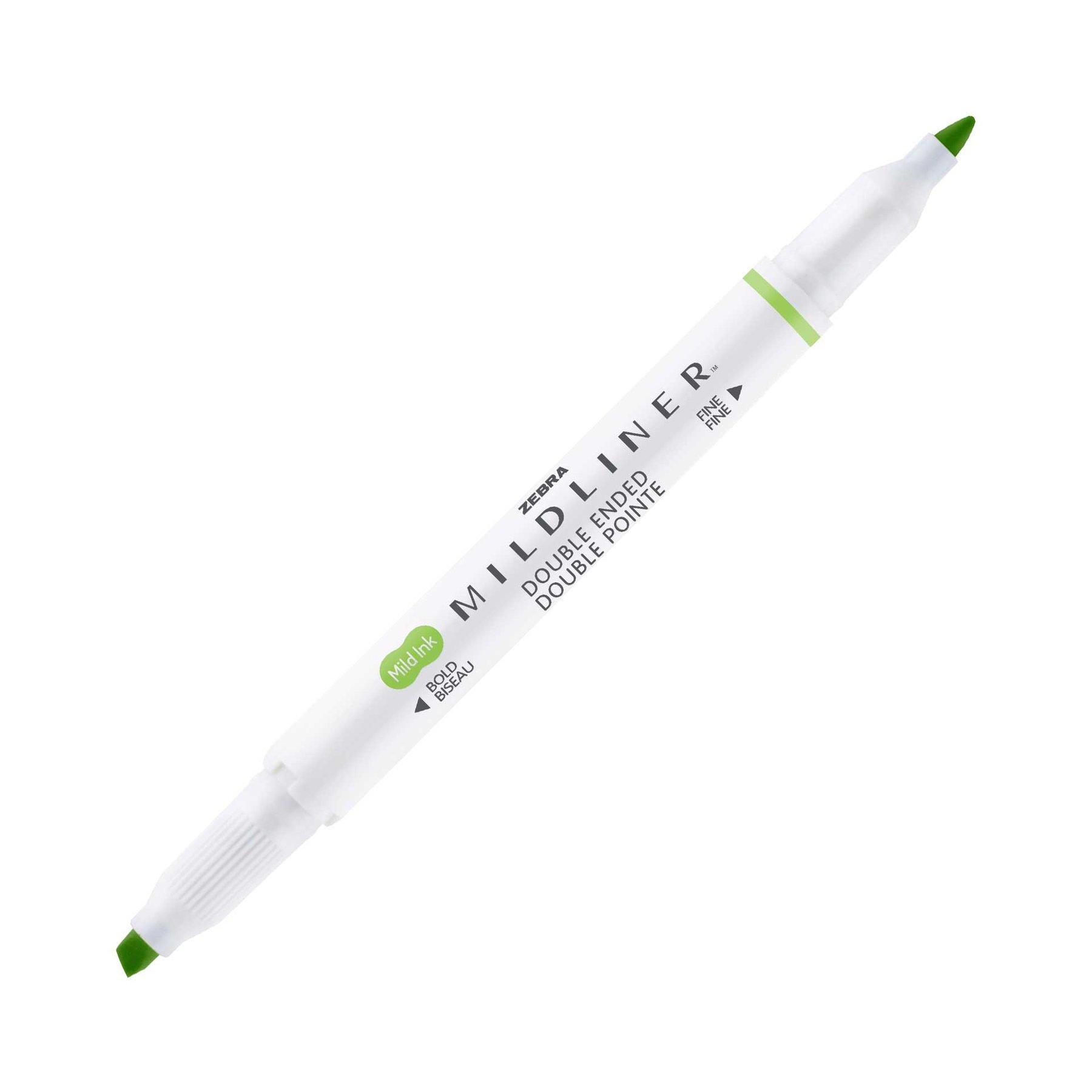 Zebra Текст маркер Mildliner Cool & Refined, двоен, зелен