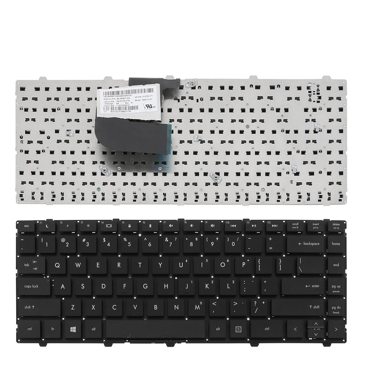 Клавиатура за лаптоп HP ProBook 4340s 4341s Черна Без Рамка с Малък Enter | JAR Computers Клавиатура за лаптоп HP ProBook 4340s 4341s Черна Без Рамка с Малък Enter