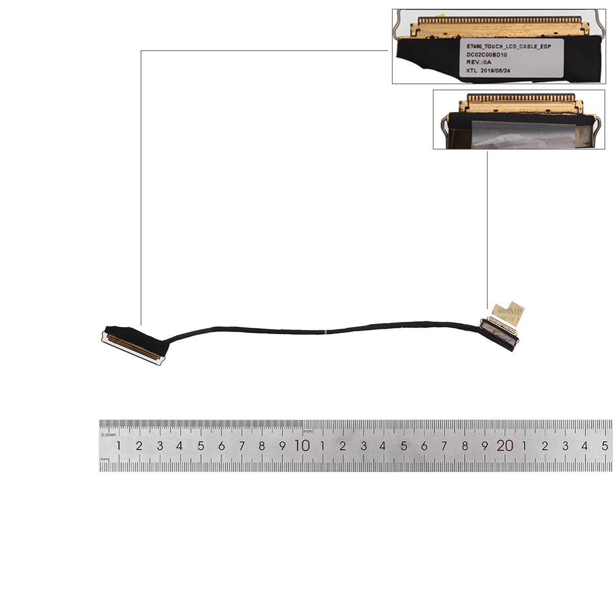 Лентов кабел за лаптоп (LCD Cable) Lenovo Thinkpad T480 A485 40 pin - DC02C00BD10 | JAR Computers Лентов кабел за лаптоп (LCD Cable) Lenovo Thinkpad T480 A485 40 pin - DC02C00BD10