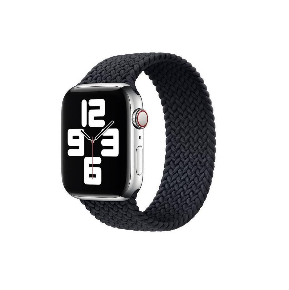 Оригинална текстилна каишка за Apple Watch 38мм, 40мм, 41мм, 42мм (2024) - Apple Solo Loop Braided Band Size 9 Black | JAR Computers Оригинална текстилна каишка за Apple Watch 38мм, 40мм, 41мм, 42мм (2024) - Apple Solo Loop Braided Band Size 9 Black
