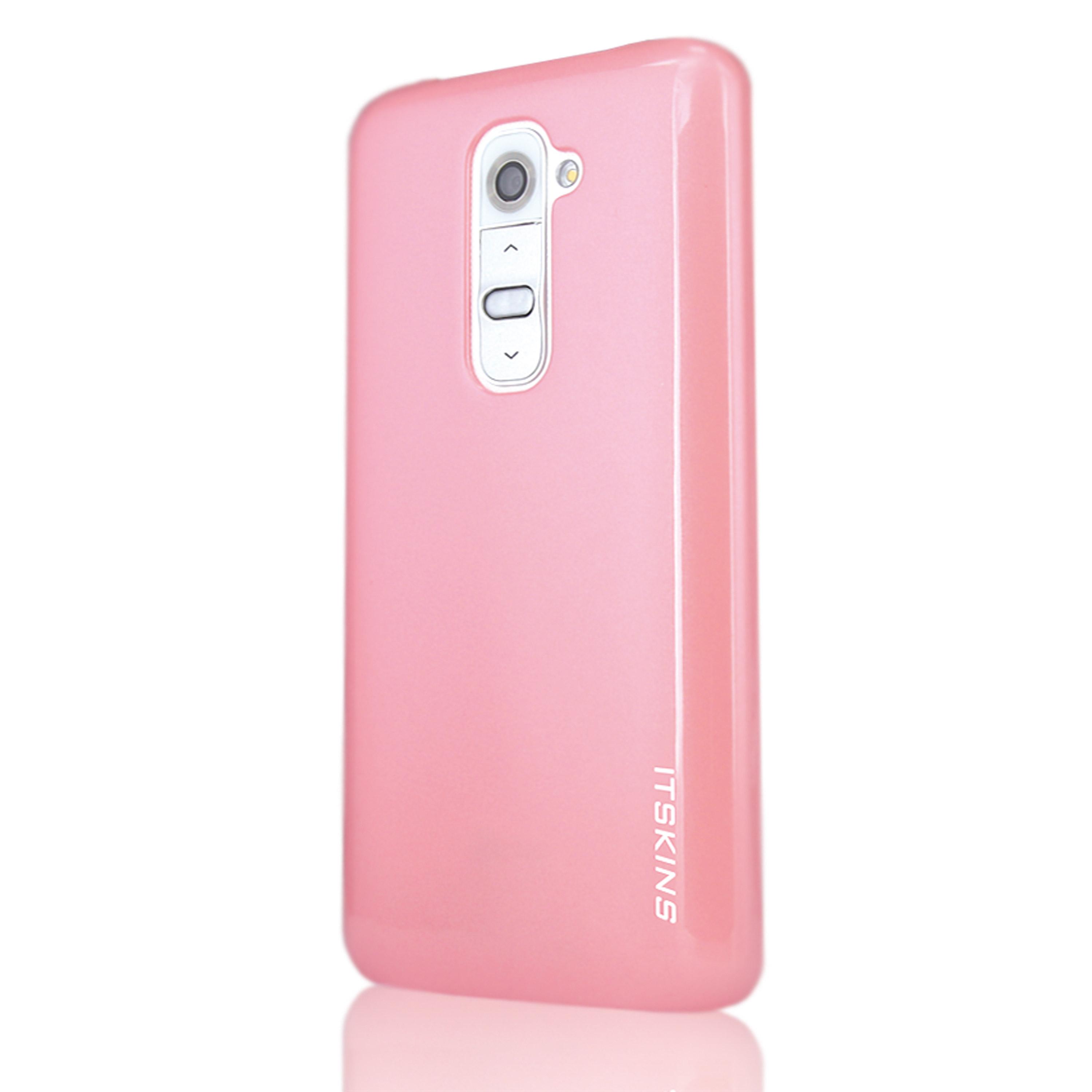 Поликарбонатов кейс и защитно покритие за дисплея за LG G2 - Itskins Pure Case (розов) | JAR Computers Поликарбонатов кейс и защитно покритие за дисплея за LG G2 - Itskins Pure Case (розов)