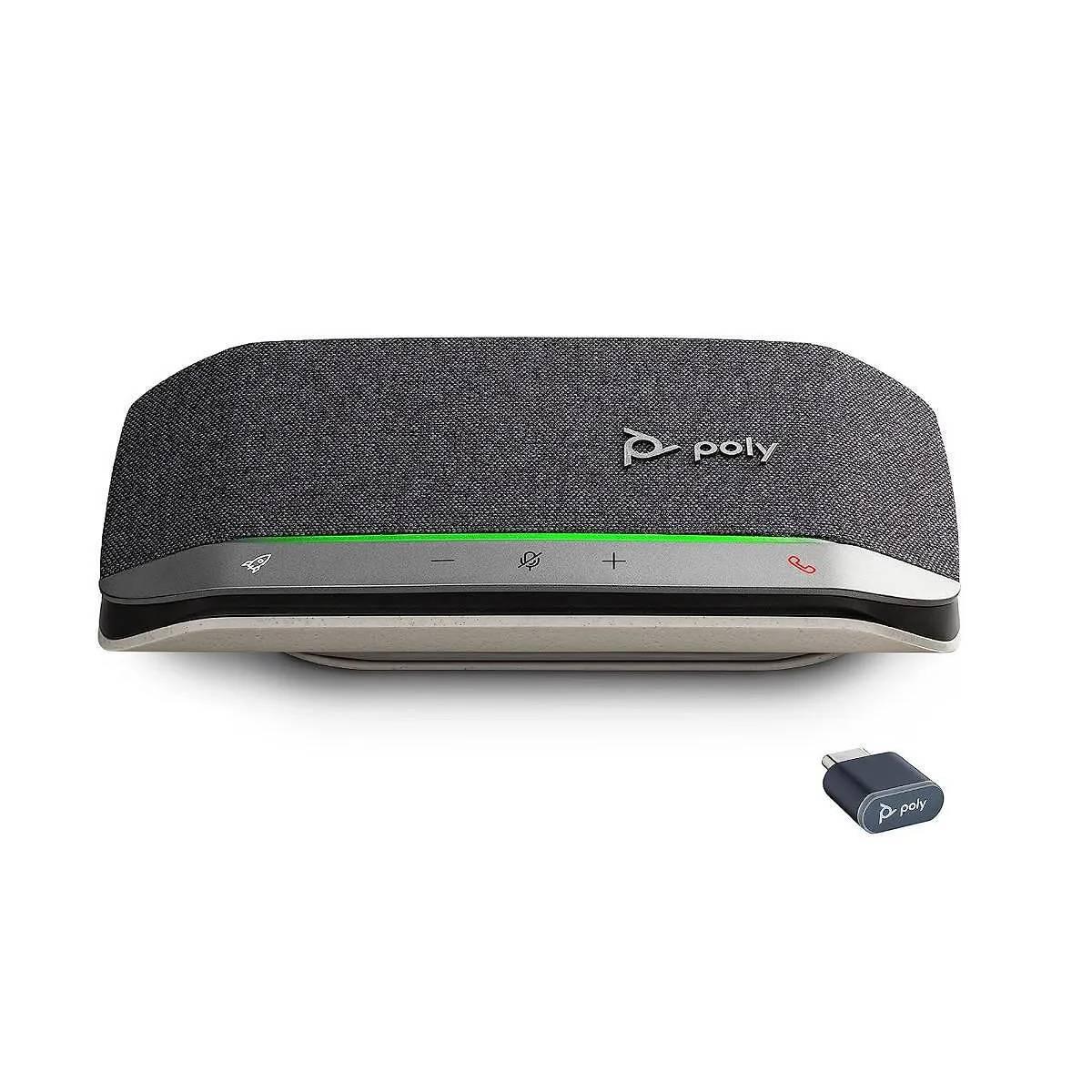Poly Sync 20+M конферентен спийкърфон за Microsoft Teams USB-C/A с адаптер BT700 (B95VLAA) | JAR Computers Poly Sync 20+M конферентен спийкърфон за Microsoft Teams USB-C/A с адаптер BT700 (B95VLAA)