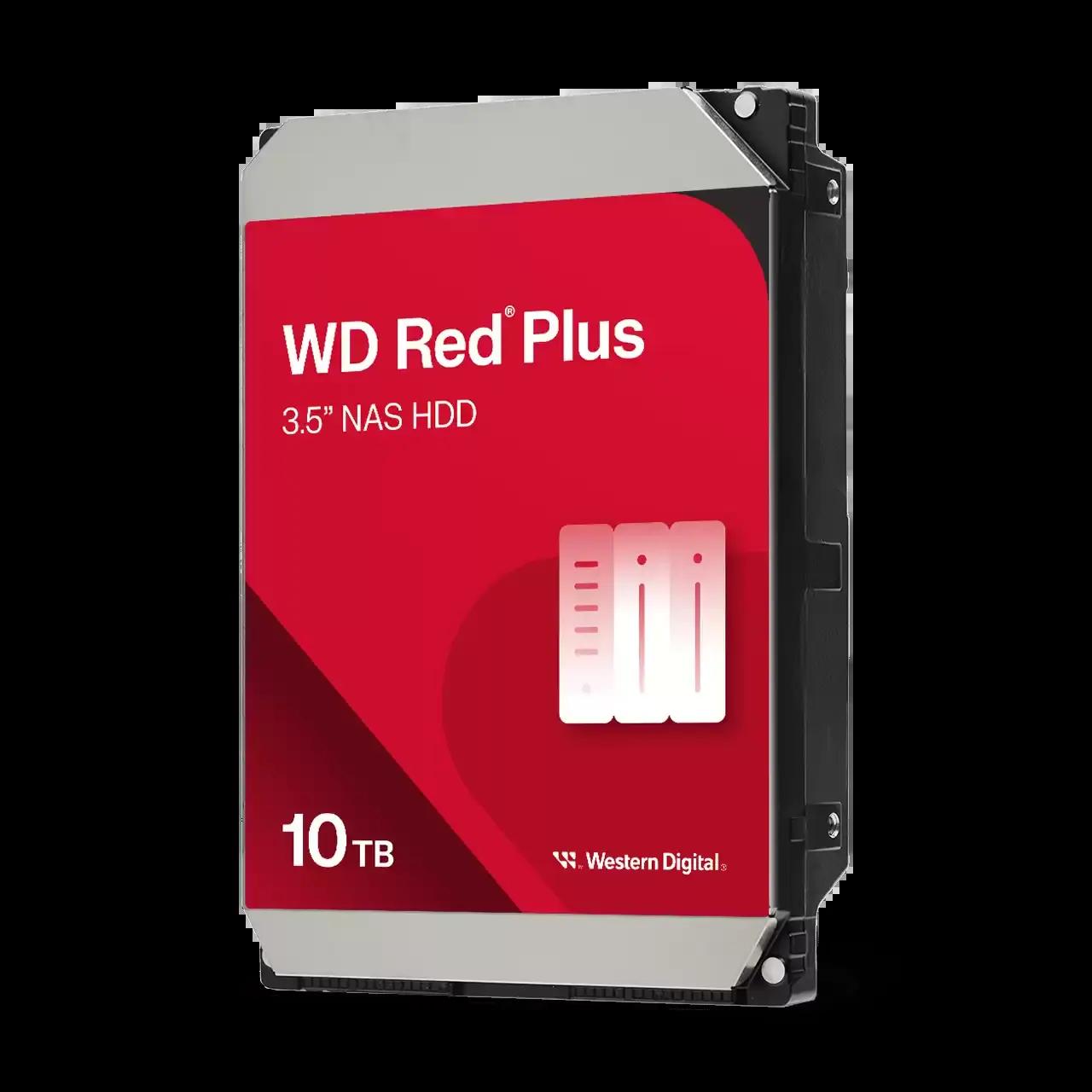 Твърд диск WD Red Plus WD101EFGX 10TB 3.5" 7200 rpm, 256MB, SATA3 | JAR Computers Твърд диск WD Red Plus WD101EFGX 10TB 3.5" 7200 rpm, 256MB, SATA3