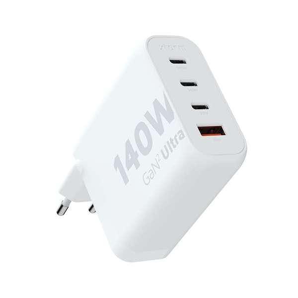 Зарядно Xtorm GaN2 Ultra USB, 3 порта USB-C, 220V, 140W, бял цвят | JAR Computers Зарядно Xtorm GaN2 Ultra USB, 3 порта USB-C, 220V, 140W, бял цвят