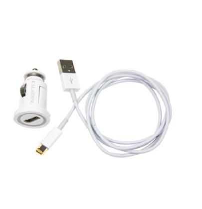 Зарядно за кола с Lightning кабел за iPhone 5, iPhone 5S, iPhone SE, iPhone 5C, iPod Touch 5, iPad Mini, iPad Mini Retina 2, iPad Mini Retina 3 - Kalaideng Car Charger K-D100 | JAR Computers Зарядно за кола с Lightning кабел за iPhone 5, iPhone 5S, iPhone SE, iPhone 5C, iPod Touch 5, iPad Mini, iPad Mini Retina 2, iPad Mini Retina 3 - Kalaideng Car Charger K-D100