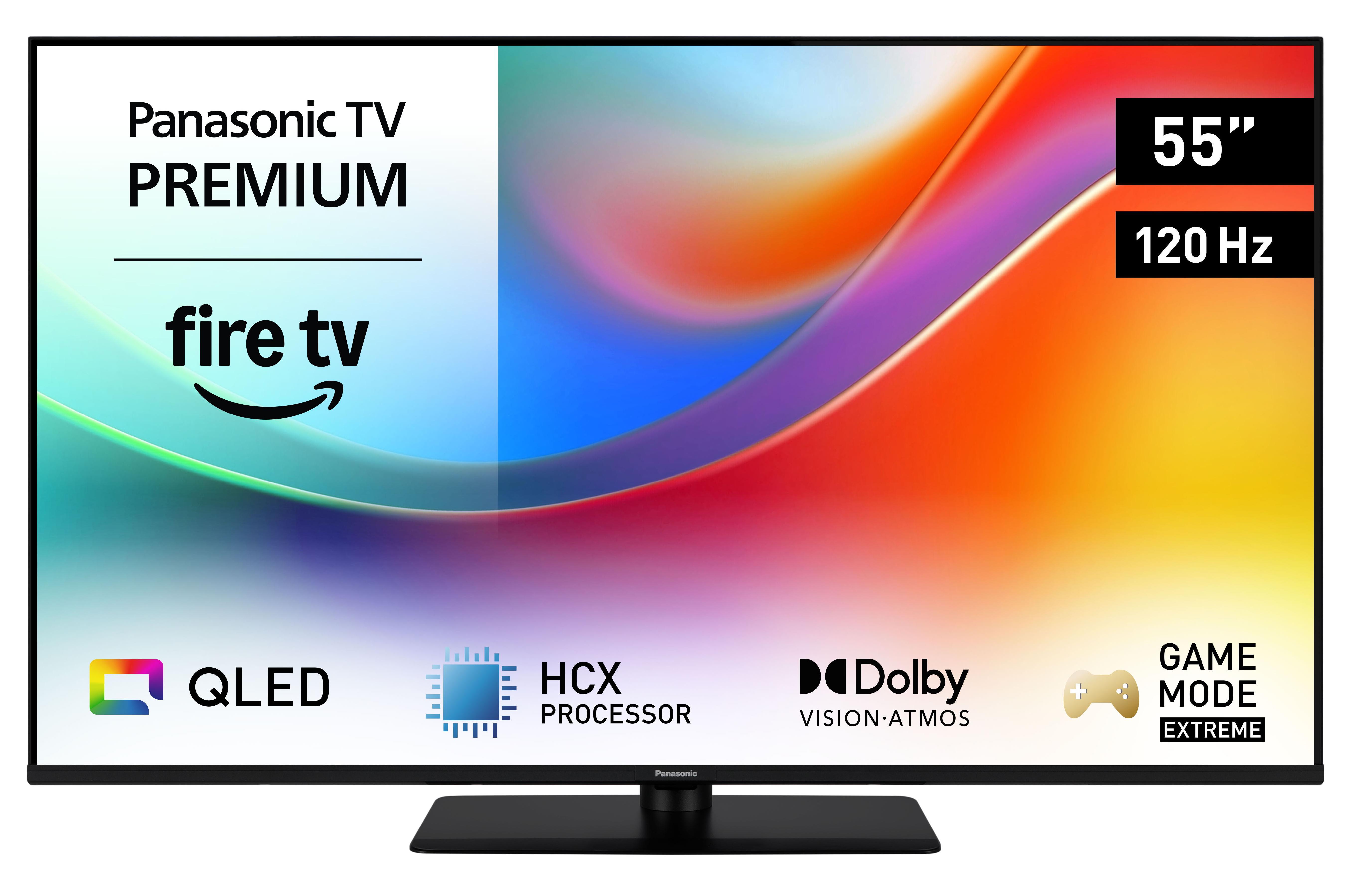 139,7cm/55" (3840x2160) Panasonic TV-55W85B 16:9 4K QLED 120Hz Fire TV HDR Dolby Atmos | JAR Computers 139,7cm/55" (3840x2160) Panasonic TV-55W85B 16:9 4K QLED 120Hz Fire TV HDR Dolby Atmos