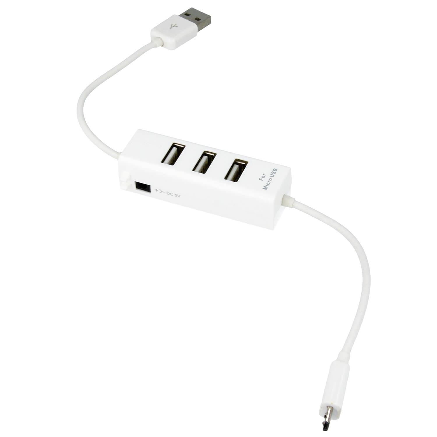 A-Good USB Hub with MicroUSB Connector - USB хъб с MicroUSB конектор за зареждане | JAR Computers A-Good USB Hub with MicroUSB Connector - USB хъб с MicroUSB конектор за зареждане