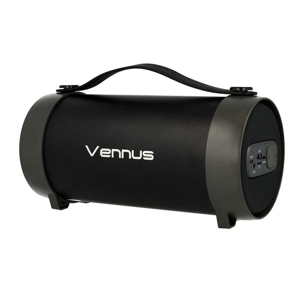 Безжичен блутут спийкър с FM радио, USB порт и microSD слот - Vennus X-MI Bluetooth Speaker TWS S22e (черен) | JAR Computers Безжичен блутут спийкър с FM радио, USB порт и microSD слот - Vennus X-MI Bluetooth Speaker TWS S22e (черен)