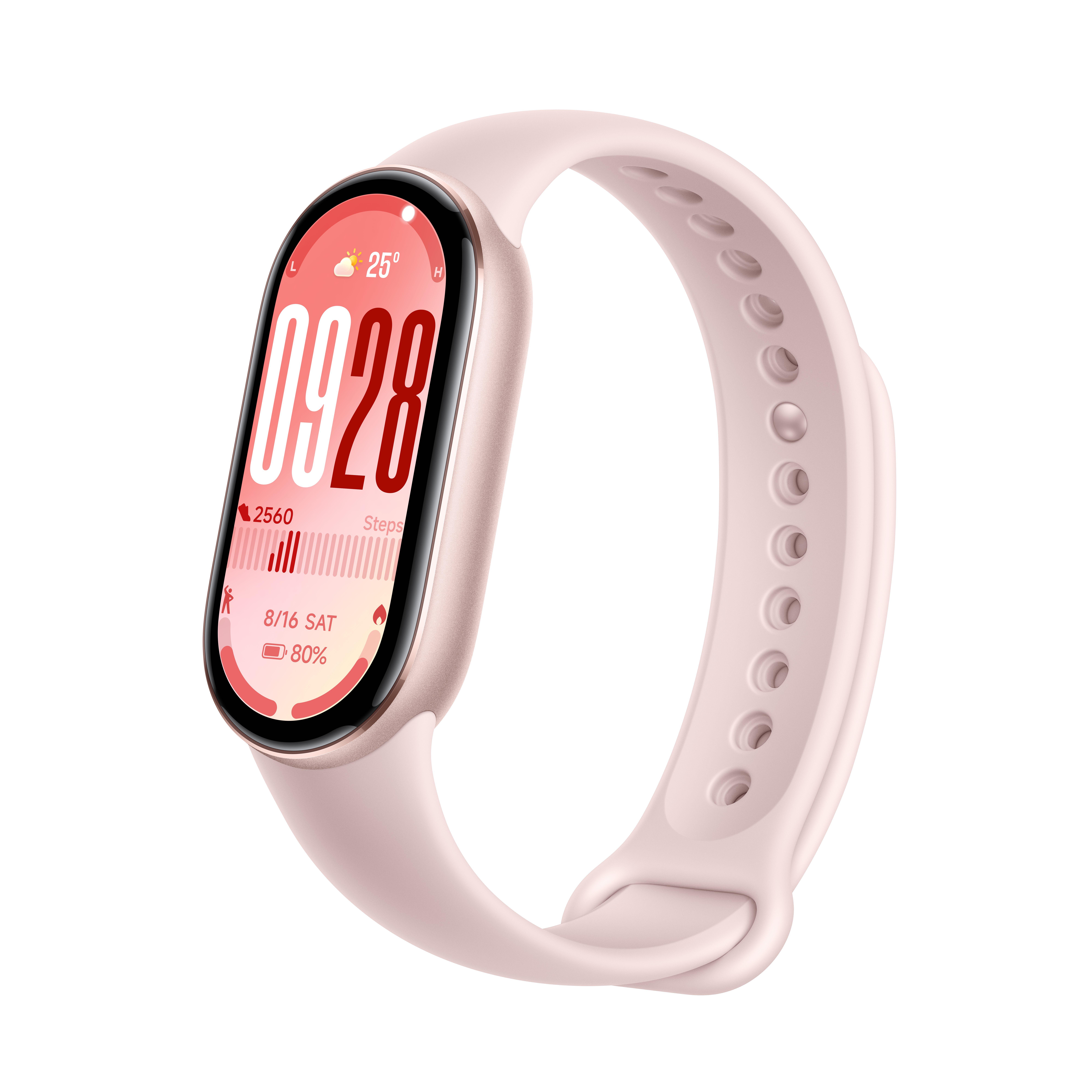 Фитнес гривна Xiaomi SMART BAND 10 ROSE BHR9999GL , 1.72 , 43.60