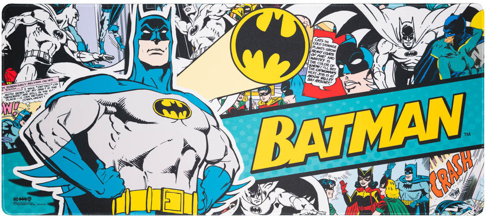 Гейминг подложка Erik - DC Comics Batman, XL, мека, многоцветна