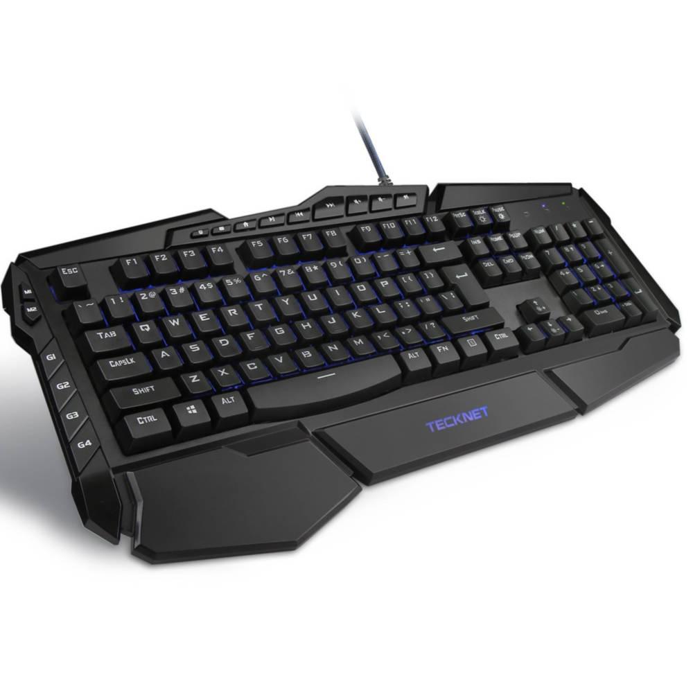 Геймърска клавиатура с LED подсветка - TeckNet X704 Gryphon LED Illuminated Gaming Keyboard (за PC) | JAR Computers Геймърска клавиатура с LED подсветка - TeckNet X704 Gryphon LED Illuminated Gaming Keyboard (за PC)
