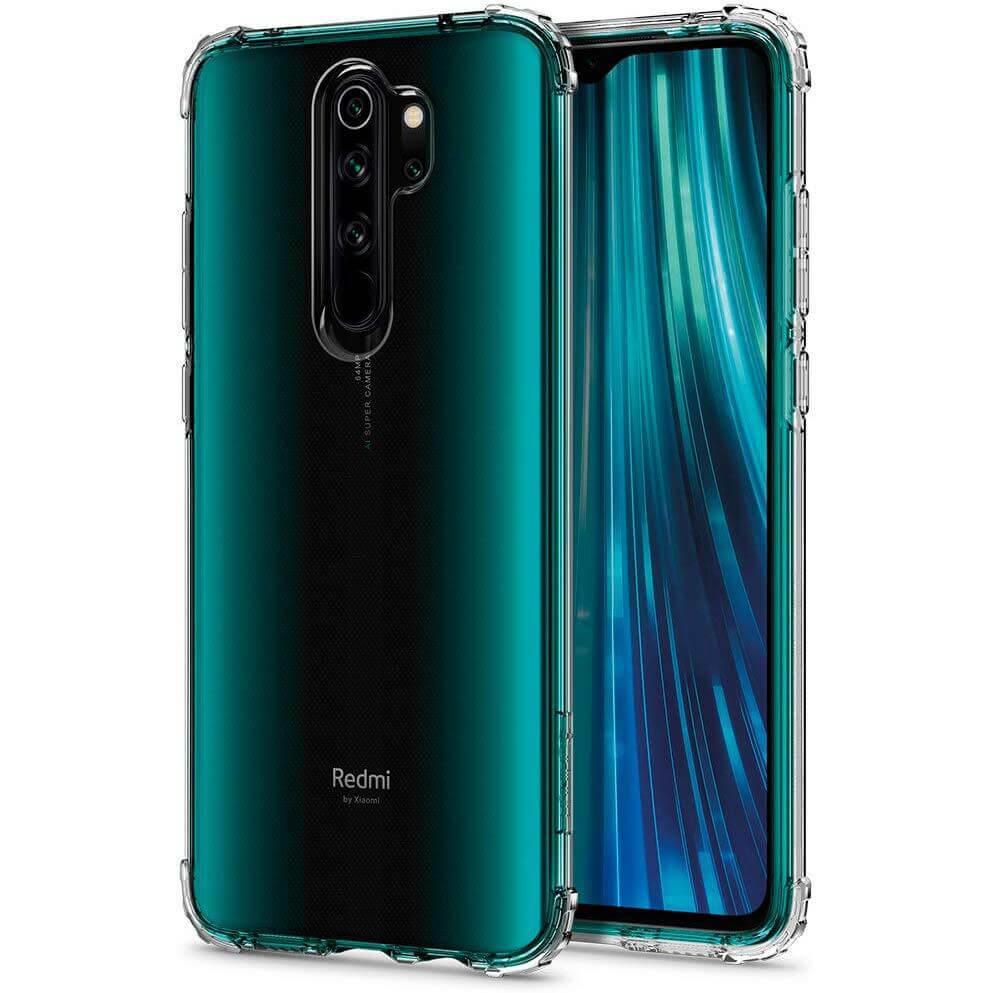 Хибриден кейс с висока степен на защита за Xiaomi RedMi Note 8 Pro - Spigen Crystal Shell Case (прозрачен) | JAR Computers Хибриден кейс с висока степен на защита за Xiaomi RedMi Note 8 Pro - Spigen Crystal Shell Case (прозрачен)