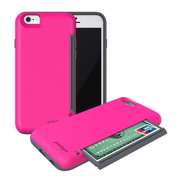 Хибриден кейс със слот за карта и покритие за дисплея за iPhone 6, iPhone 6S - Prodigee UnderCover Case (розов) | JAR Computers Хибриден кейс със слот за карта и покритие за дисплея за iPhone 6, iPhone 6S - Prodigee UnderCover Case (розов)