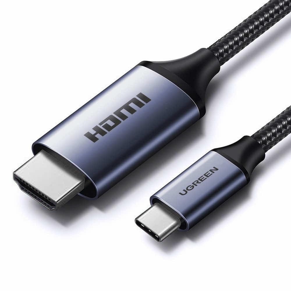 Кабел с поддръжка на 8K за свързване от USB-C към HDMI - Ugreen 8K 60Hz USB-C to HDMI Cable (тъмносив) | JAR Computers Кабел с поддръжка на 8K за свързване от USB-C към HDMI - Ugreen 8K 60Hz USB-C to HDMI Cable (тъмносив)