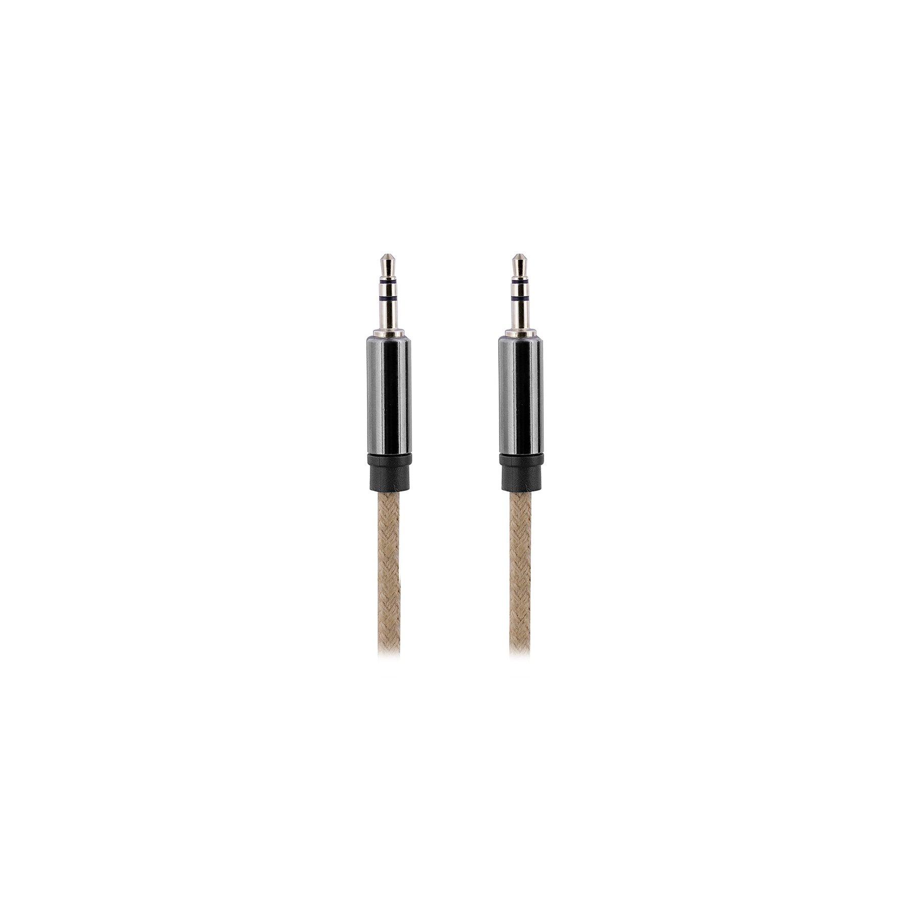 Кабел TNB Rope, 3.5 mm жак Male, 2 m, кафяв | JAR Computers Кабел TNB Rope, 3.5 mm жак Male, 2 m, кафяв
