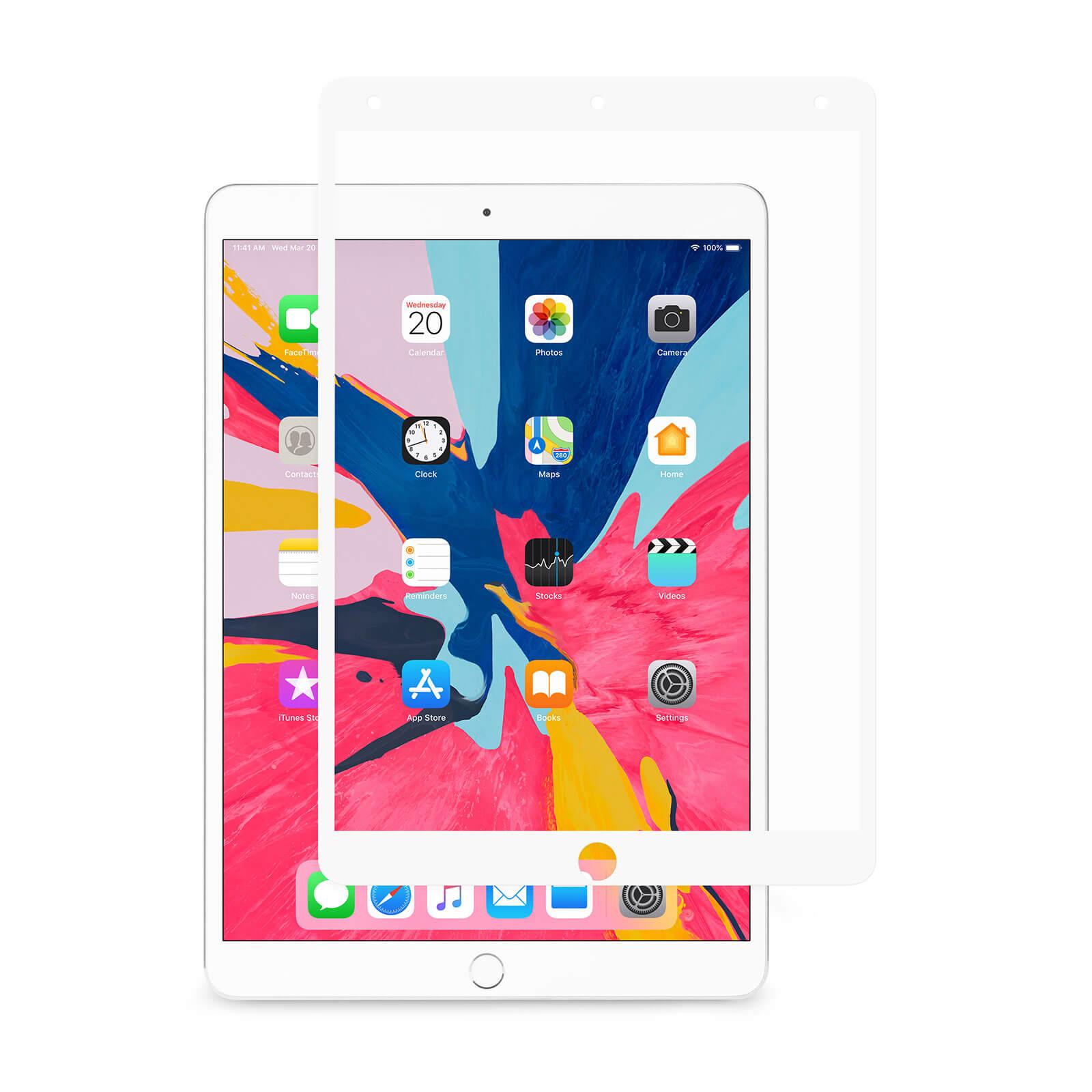 Качествено матово защитно покритие за iPad Air 3 (2019), iPad Pro 10.5 (2017) - Moshi iVisor AG (бял) | JAR Computers Качествено матово защитно покритие за iPad Air 3 (2019), iPad Pro 10.5 (2017) - Moshi iVisor AG (бял)