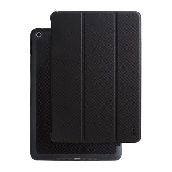 Кожен кейс и поставка с отделение за Apple Pencil за iPad 6 (2018), iPad 5 (2017) - Uniq Tri-Fold Case (черен) | JAR Computers Кожен кейс и поставка с отделение за Apple Pencil за iPad 6 (2018), iPad 5 (2017) - Uniq Tri-Fold Case (черен)
