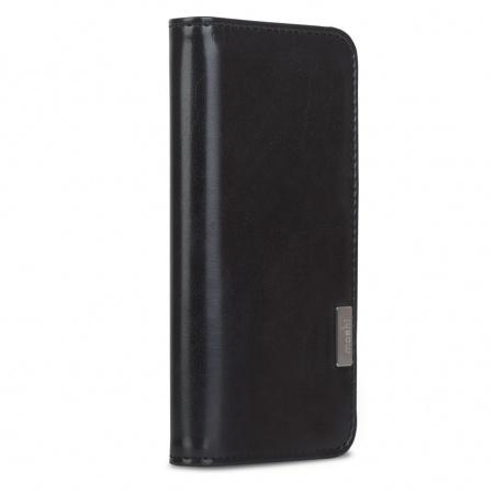 Кожен/текстилен калъф, тип портфейл и поставка за iPhone 8, iPhone 7 - Moshi Overture Flip Wallet Case (черен) | JAR Computers Кожен/текстилен калъф, тип портфейл и поставка за iPhone 8, iPhone 7 - Moshi Overture Flip Wallet Case (черен)