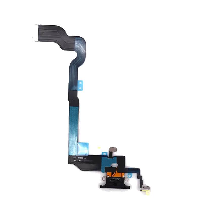 Лентов кабел с Lightning конектора и долните микрофони за iPhone X - OEM iPhone X System Connector and Flex Cable (черен) | JAR Computers Лентов кабел с Lightning конектора и долните микрофони за iPhone X - OEM iPhone X System Connector and Flex Cable (черен)