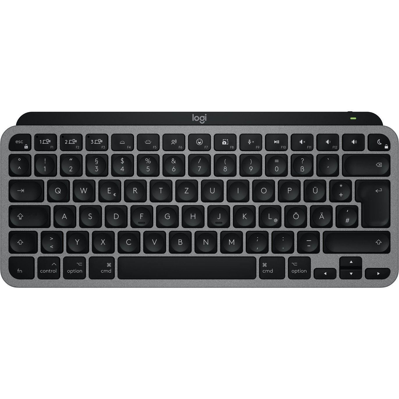 Logitech Master Series MX Keys Mini Tatstatur Space Grau | JAR Computers Logitech Master Series MX Keys Mini Tatstatur Space Grau