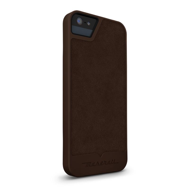 Луксозен кожен кейс за iPhone 5, iPhone 5S, iPhone SE - Maserati Calandra S (кафяв) | JAR Computers Луксозен кожен кейс за iPhone 5, iPhone 5S, iPhone SE - Maserati Calandra S (кафяв)