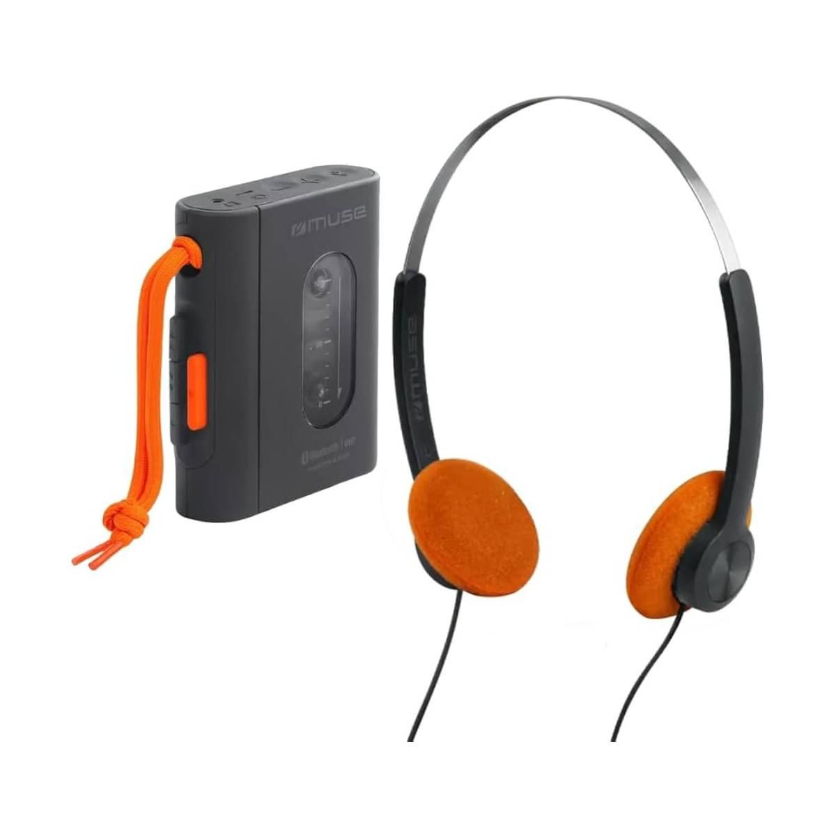 MUSE M-136 WM Walkman уокмен с Bluetooth, USB-C и слушалки | JAR Computers MUSE M-136 WM Walkman уокмен с Bluetooth, USB-C и слушалки