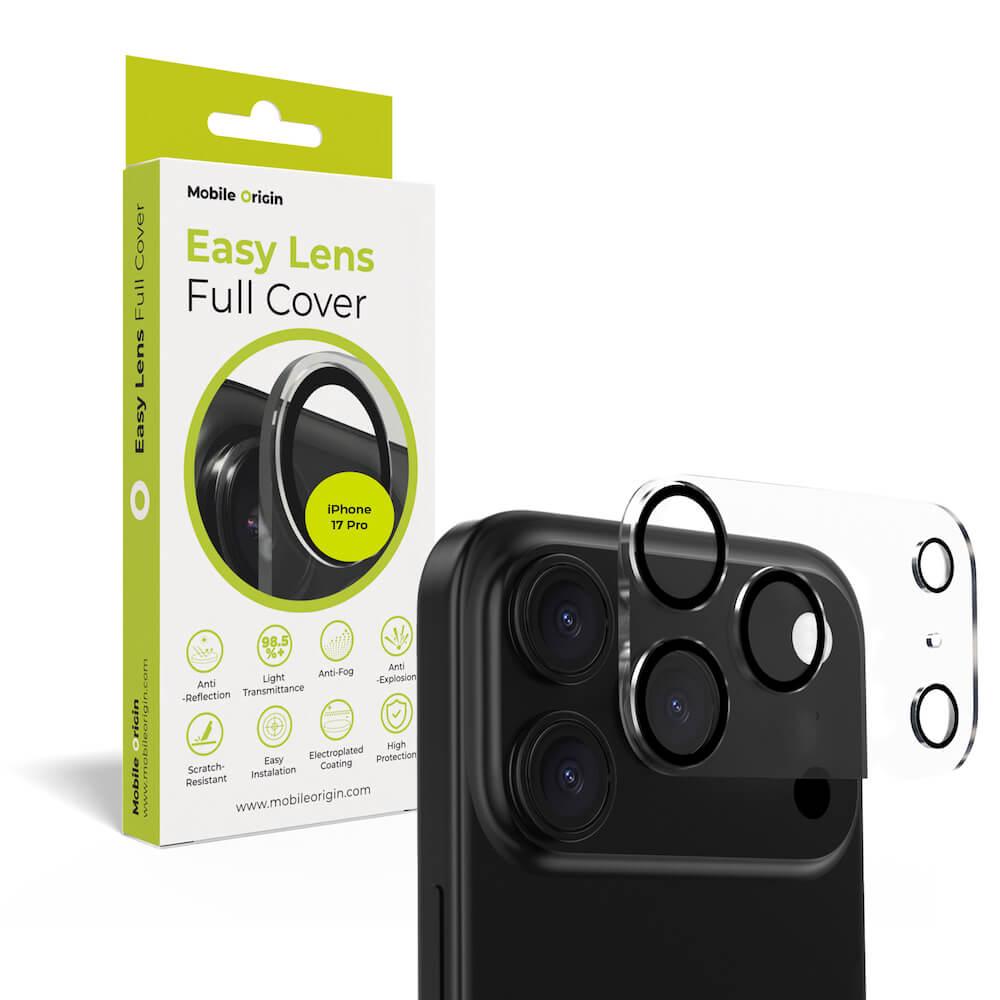 Предпазна плочка за камерата на iPhone 17 Pro - Mobile Origin Easy Lens Tempered Glass Camera Lens Protector (прозрачен) | JAR Computers Предпазна плочка за камерата на iPhone 17 Pro - Mobile Origin Easy Lens Tempered Glass Camera Lens Protector (прозрачен)