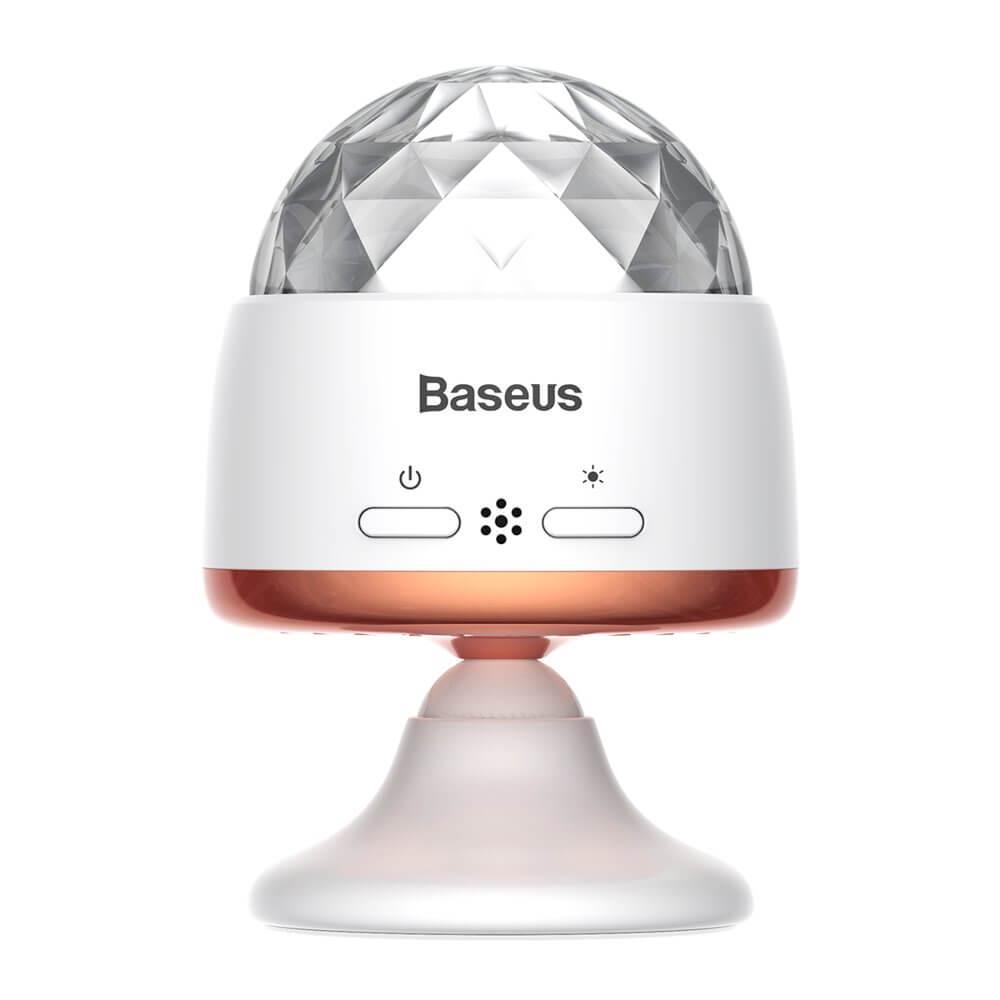 Светеща с ритъма на музиката диско топка - Baseus Car Crystal Magic Ball Disco Light (бял) | JAR Computers Светеща с ритъма на музиката диско топка - Baseus Car Crystal Magic Ball Disco Light (бял)