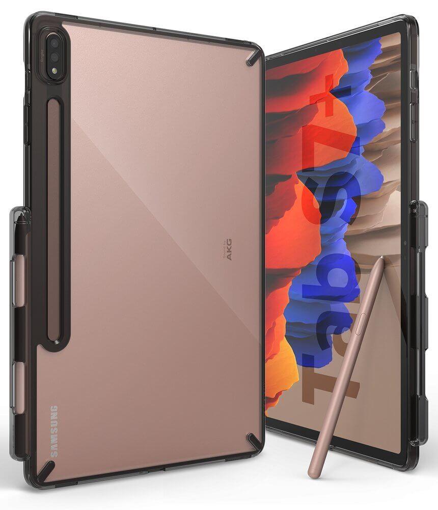 Удароустойчив хибриден кейс за Samsung Galaxy Tab S7 Plus - Ringke Fusion Case (черен) | JAR Computers Удароустойчив хибриден кейс за Samsung Galaxy Tab S7 Plus - Ringke Fusion Case (черен)