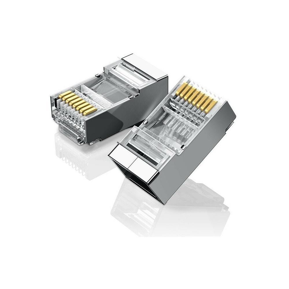 Ugreen Ethernet RJ45 Metal plug 8P/8C Cat.6 UTP 10pcs. (20333) (UGR20333) | JAR Computers Ugreen Ethernet RJ45 Metal plug 8P/8C Cat.6 UTP 10pcs. (20333) (UGR20333)