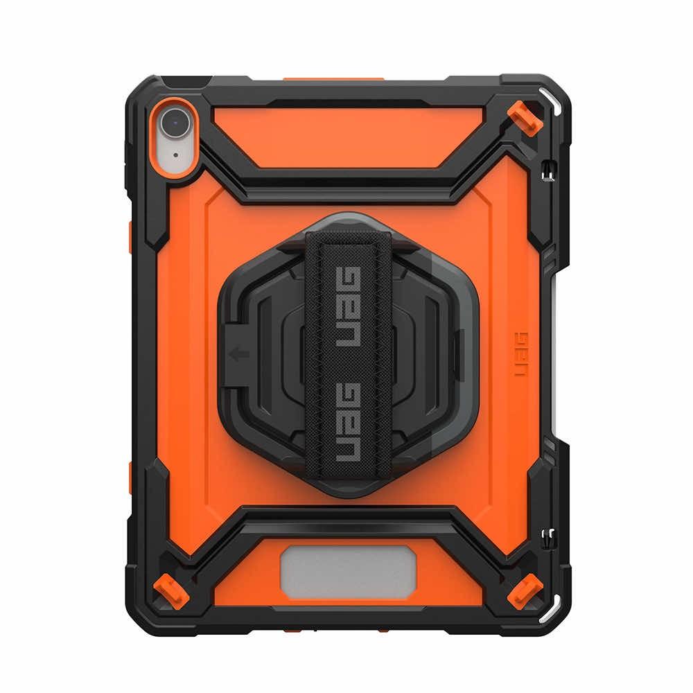 Urban Armor Gear Plasma Case - удароустойчив хибриден кейс от най-висок клас за iPad 10 (2022) (oранжев) (bulk)