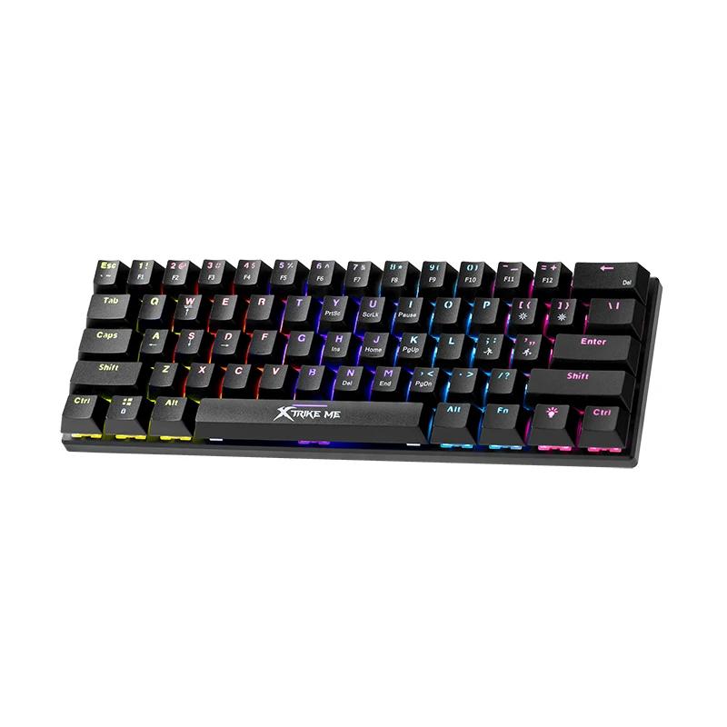 Xtrike ME геймърска механична клавиатура Gaming Mechanical keyboard 61 keys TKL - GK-916 - (English US)