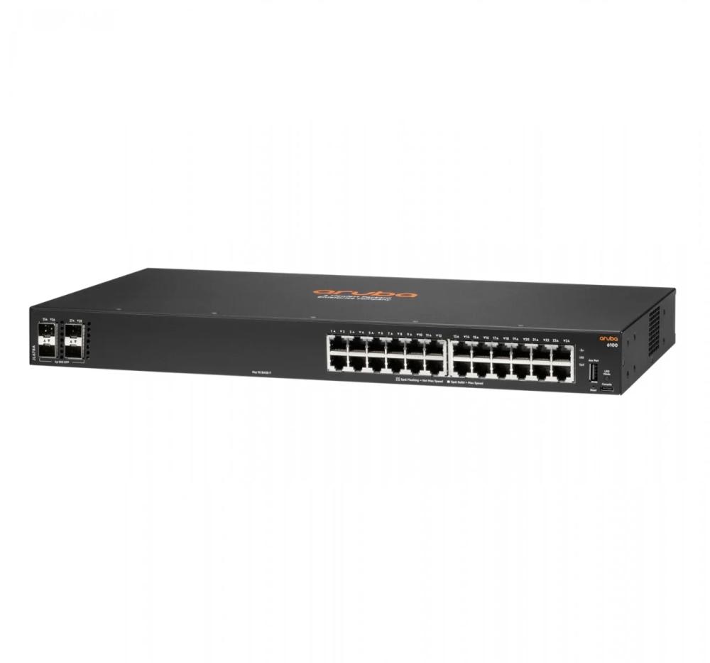 HPE Aruba Networking CX 6100 24G 4SFP+ Switch | JAR Computers HPE Aruba Networking CX 6100 24G 4SFP+ Switch