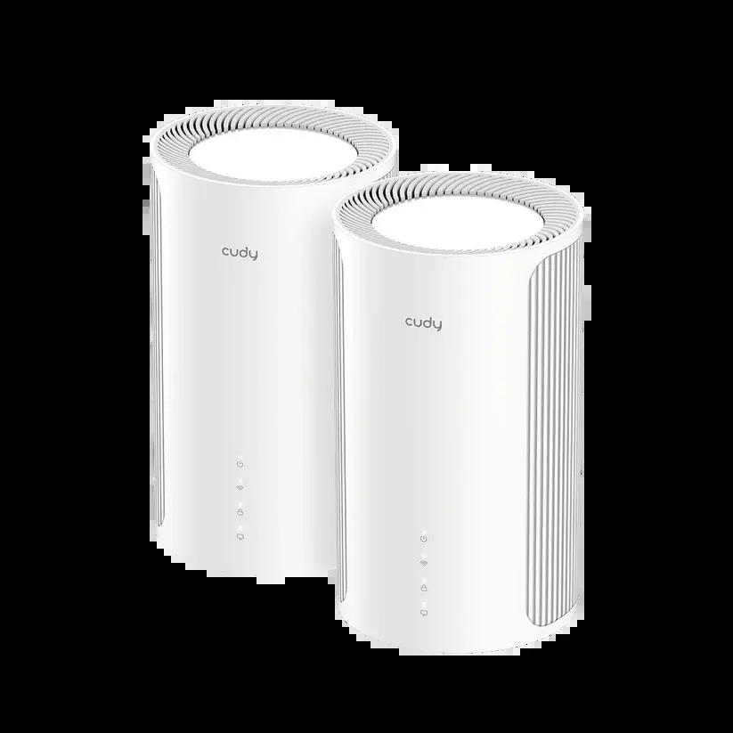 Безжична MESH система Cudy M11000 BE11000 Tri-Band 2.4/5/6Ghz 688 - 5765 Mbps - 2 Броя