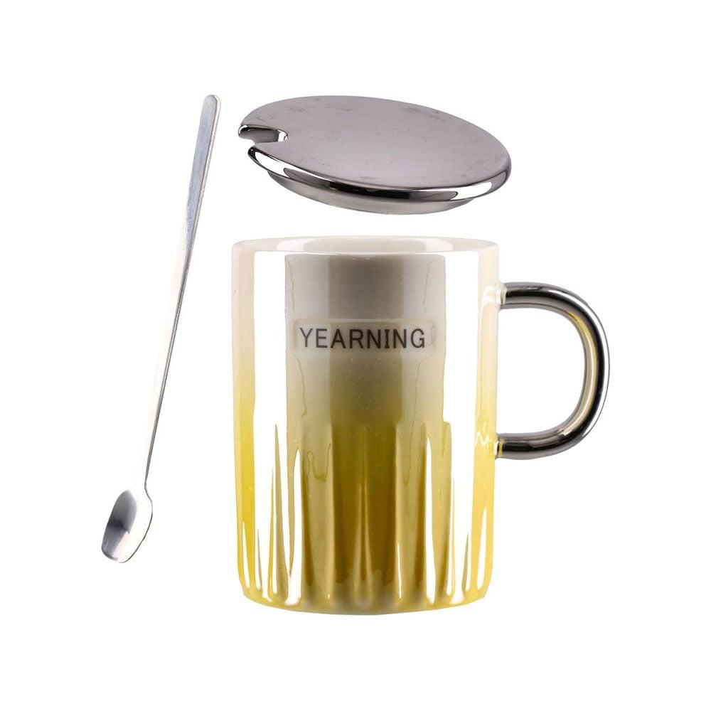 Чаша Takk Moka, Yearling бира, керамична, с капак и лъжица | JAR Computers Чаша Takk Moka, Yearling бира, керамична, с капак и лъжица