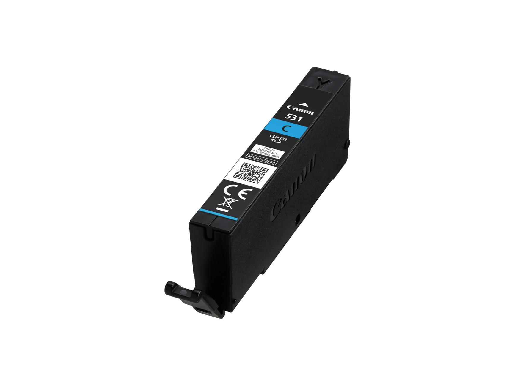 Глава за Canon Pixma TS8750/TS8700/TS8500 Series - Ink - CLI531 (CLI-531) / 6119C001 - Cyan - PN 6119C001 | JAR Computers Глава за Canon Pixma TS8750/TS8700/TS8500 Series - Ink - CLI531 (CLI-531) / 6119C001 - Cyan - PN 6119C001