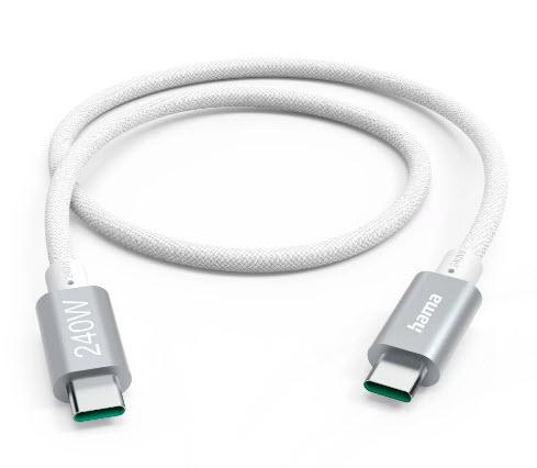 Hama Full-Featured USB кабел USB 3.2 Gen 1 (3.1 Gen 1) 1,5 м USB C 5 Гбит/с 240 W Бяла | JAR Computers Hama Full-Featured USB кабел USB 3.2 Gen 1 (3.1 Gen 1) 1,5 м USB C 5 Гбит/с 240 W Бяла