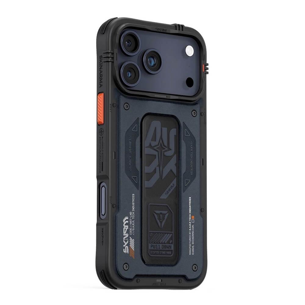Хибриден удароустойчив кейс с MagSafe за iPhone 17 Pro Max - Skinarma Aegis Magnetic Hybrid Case (черен) | JAR Computers Хибриден удароустойчив кейс с MagSafe за iPhone 17 Pro Max - Skinarma Aegis Magnetic Hybrid Case (черен)