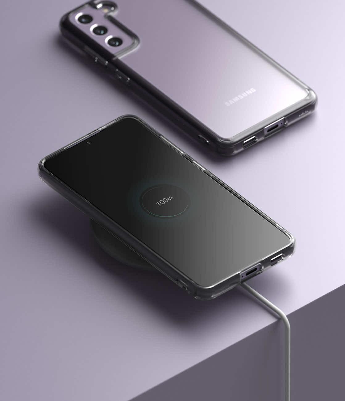 Хибриден удароустойчив кейс за Samsung Galaxy S21 FE - Ringke Fusion Crystal Case (черен-прозрачен) | JAR Computers Хибриден удароустойчив кейс за Samsung Galaxy S21 FE - Ringke Fusion Crystal Case (черен-прозрачен)