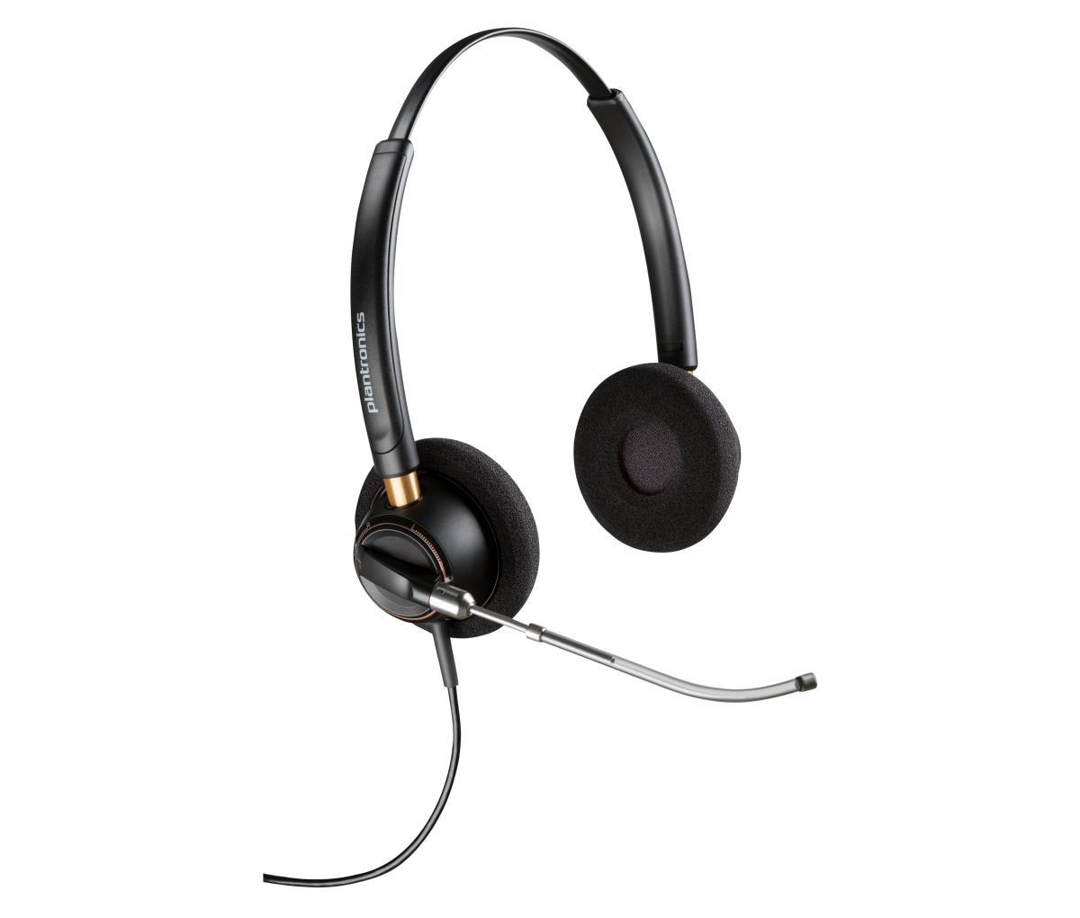 HP Poly EncorePro 520V Binaural Headset VoiceTube +Quick Disconnect | JAR Computers HP Poly EncorePro 520V Binaural Headset VoiceTube +Quick Disconnect