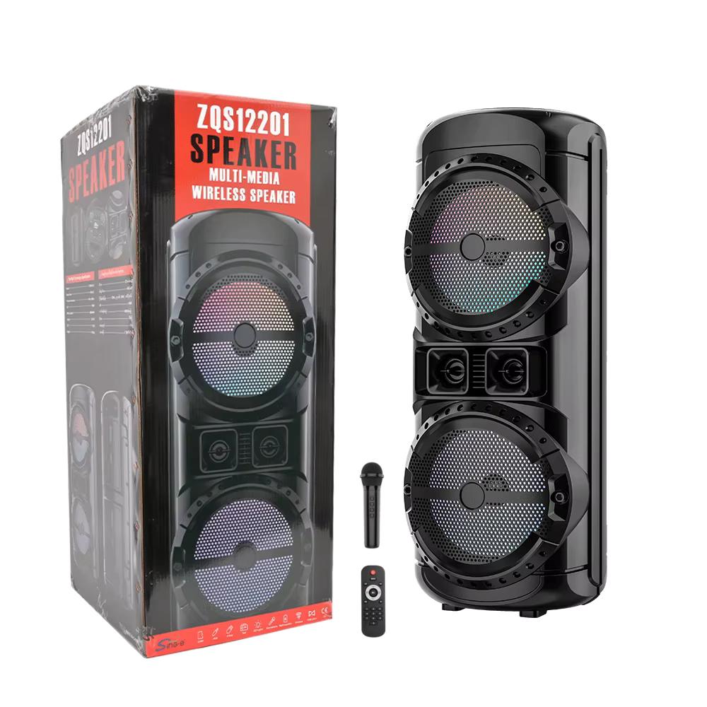 Караоке Bluetooth колона  ZQS12201  2x12inch 2x40W- big size